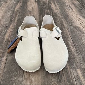 Birkenstock London Clogs 39 Narrow, Sandcastle